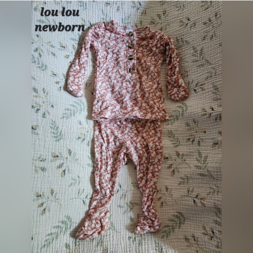 Lou Lou Boutique Newborn Two-Piece Outfit